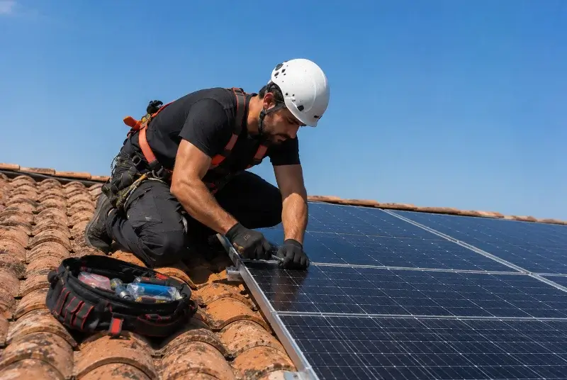 Maintenance et monitoring de panneaux solaires à Remouillé