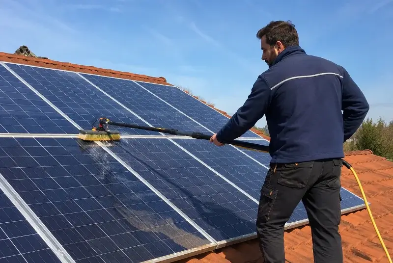 Nettoyage et entretien de panneaux solaires à Remouillé